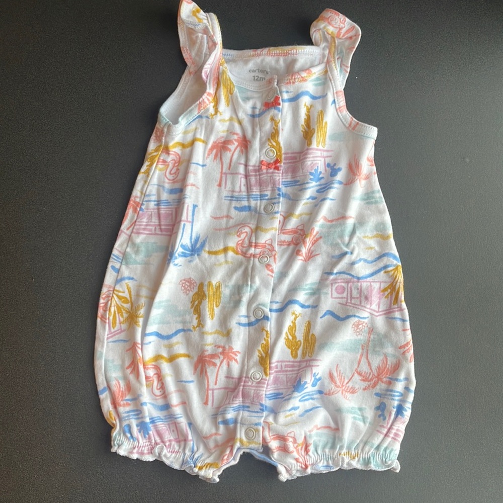 Baby Girls Summer Romper Size 12 Month